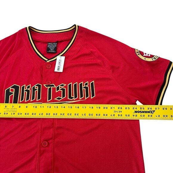 Naruto Shippuden Akatsuki Baseball Jersey Size 2X - Picture 5 of 10